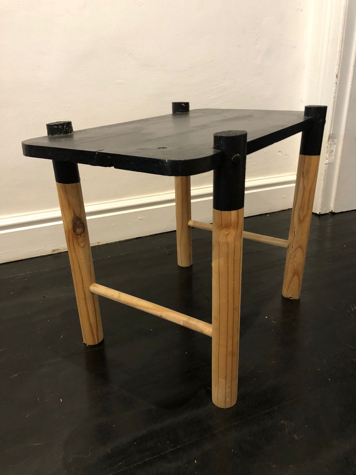 Single bench close-up